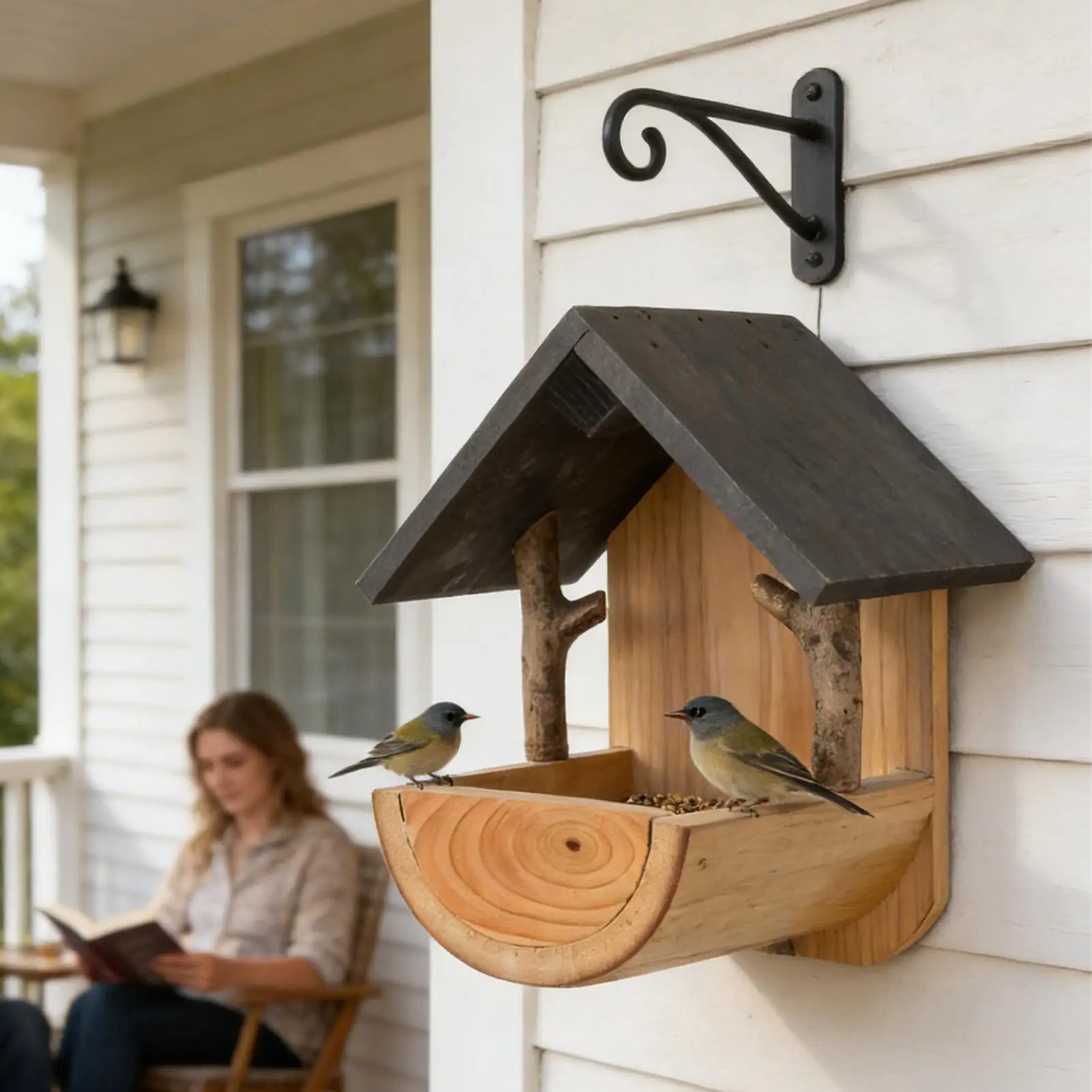 Watches & Jewelry Repair Center New York - Wall Mount Wooden bird feeder Outdoor