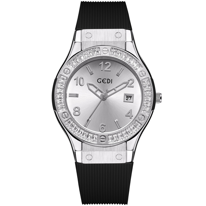 Jewelry Watches Women - Fashion GEDI Light Luxury Diamond Inlaid