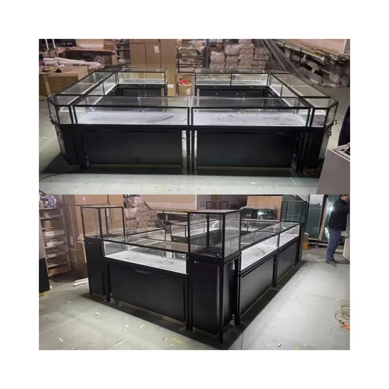Used Jewelry Watches - Custom Modern Wooden Led Display Shelf
