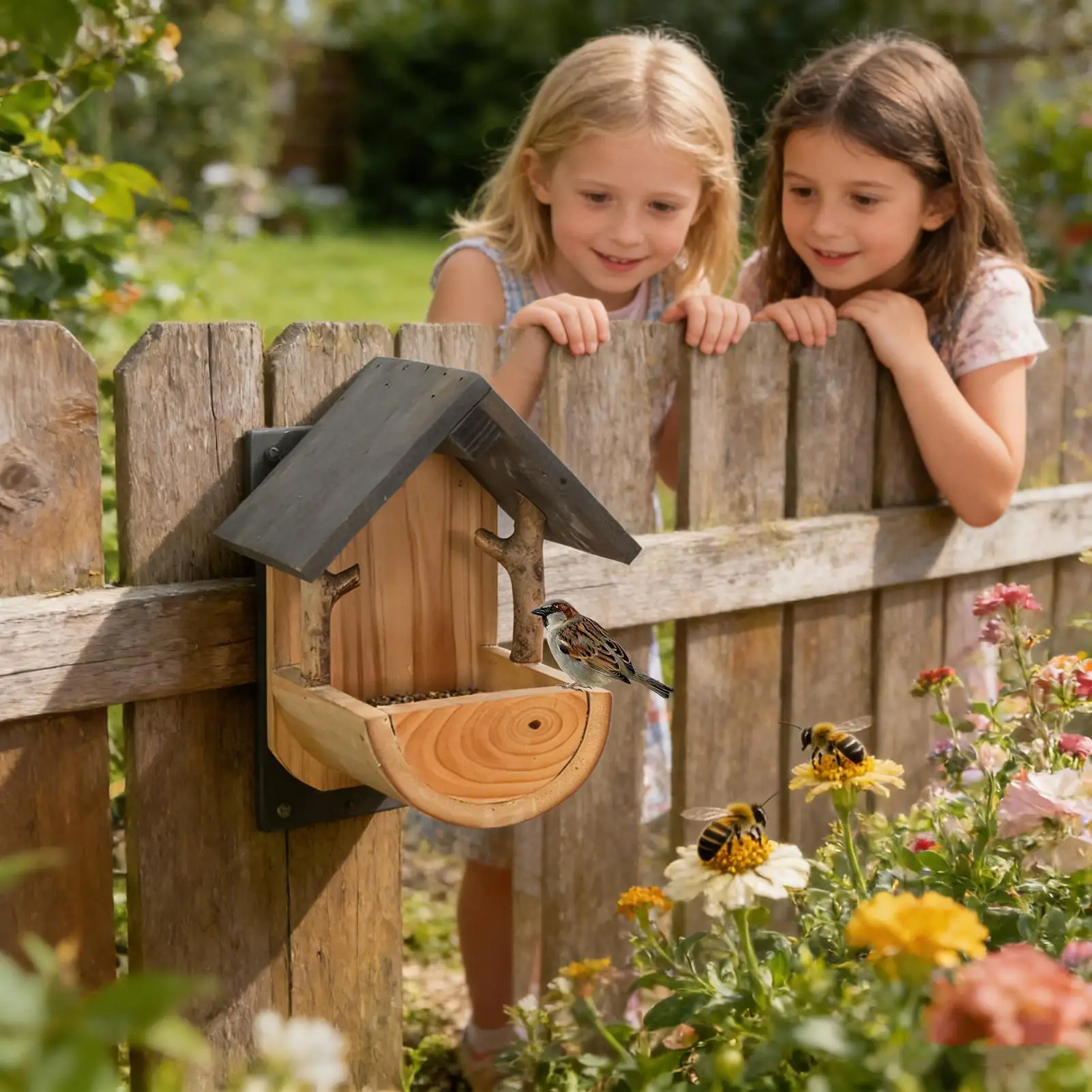Wall Mount Wooden bird feeder  - Watches & Jewelry Repair Center New York 评论和价格