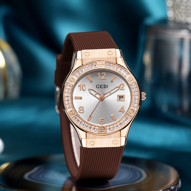 Fashion GEDI Light Luxury Diam - Jewelry Watches Women 评论和价格