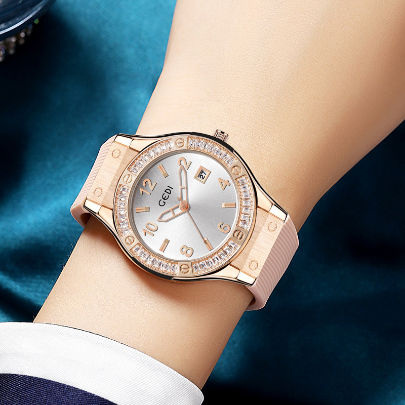 Fashion GEDI Light Luxury Diam - Jewelry Watches Women 评论和价格
