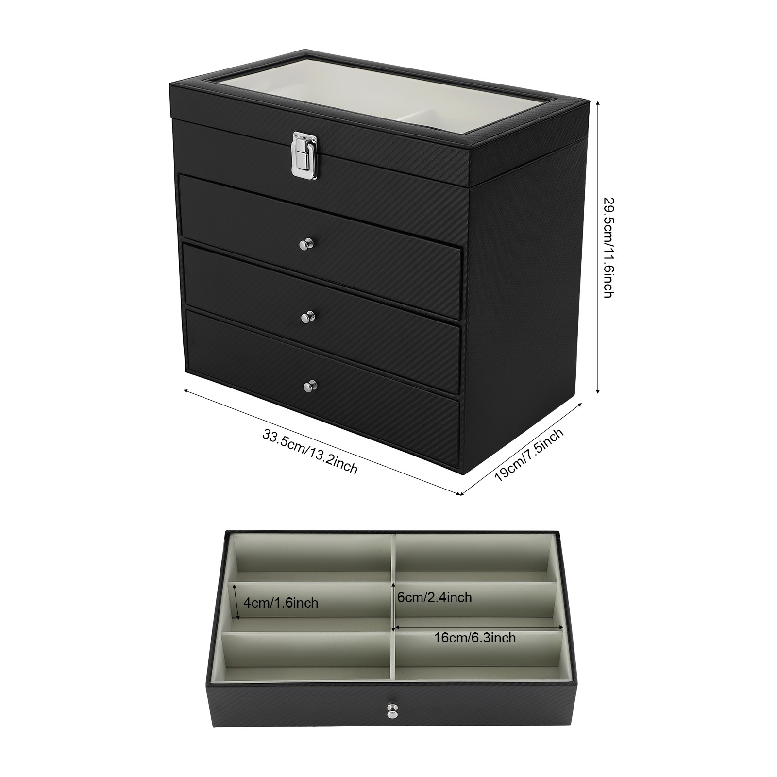 Glasses Display Box Glasses St - Jewelry Box Organizer Watches 评论和价格