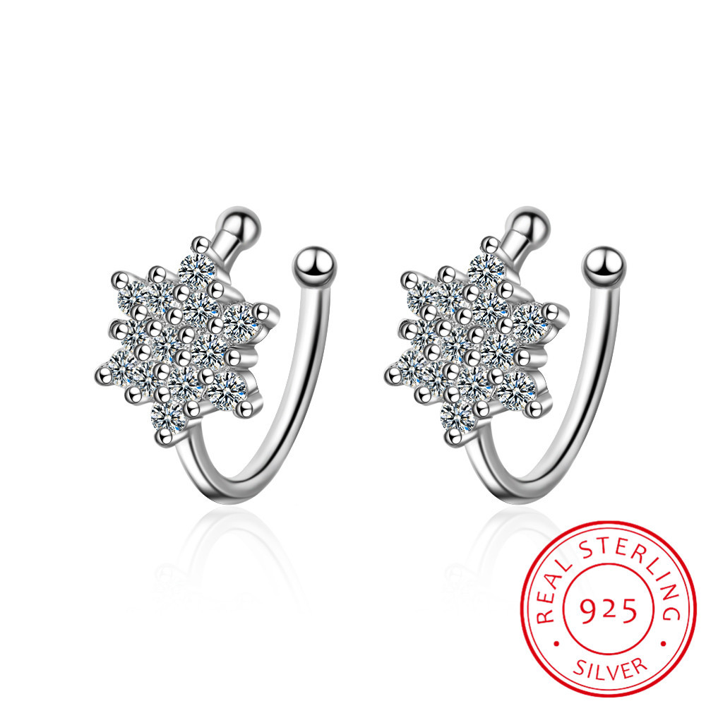 Real 925 Silver New Design Bea - Ear Cuff No Piercing 评论和价格