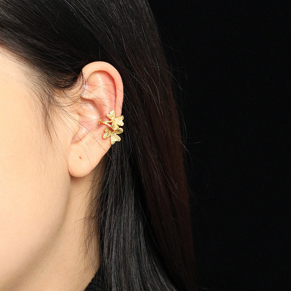 ANDYWEN 925 Sterling Silver Pl - Ear Cuff No Piercing 评论和价格