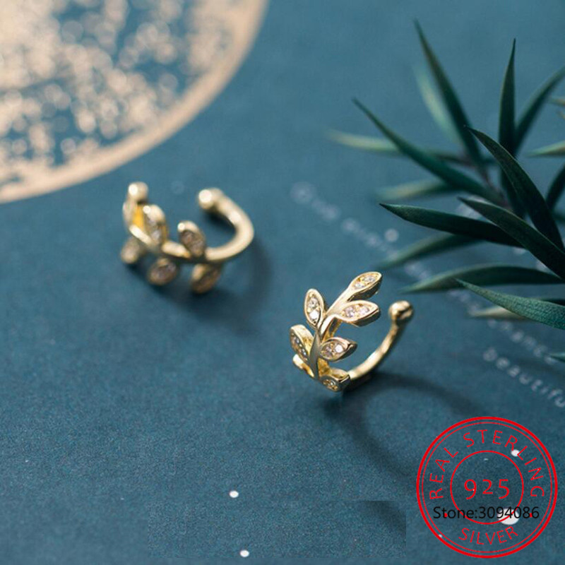 925 Sterling Silver Ear Cuff F - Ear Cuff No Piercing 评论和价格