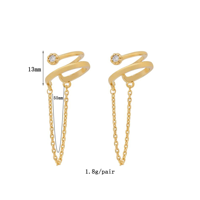 KEYOUNUO Gold Filled Silver Co - Ear Cuff No Piercing 评论和价格
