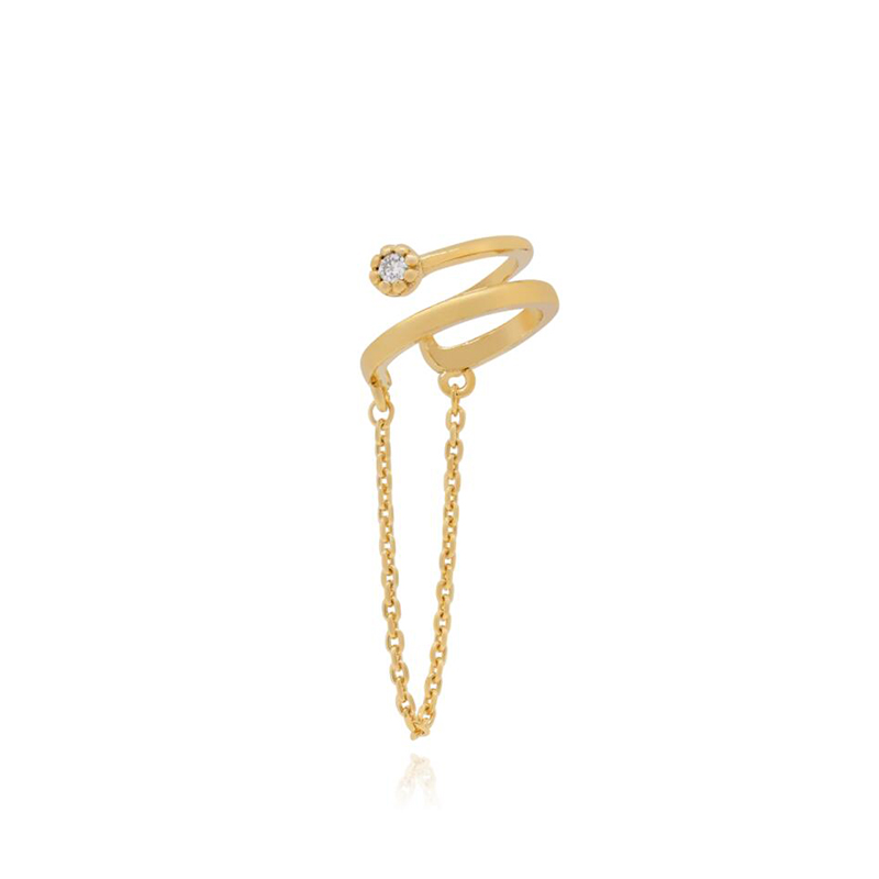 KEYOUNUO Gold Filled Silver Co - Ear Cuff No Piercing 评论和价格