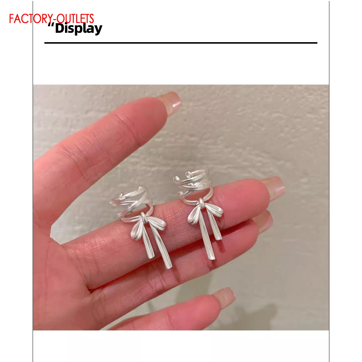 Genuine 925 Sterling Silver Ea - Ear Cuff No Piercing 评论和价格