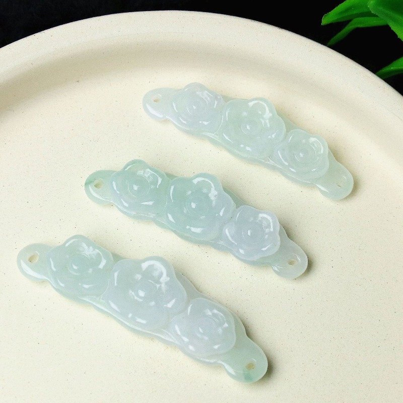 1pc Natural Jadeite Emerald Fl - Luxury Gifts Jewelry & Watches Namfleg Mostar 评论和价格