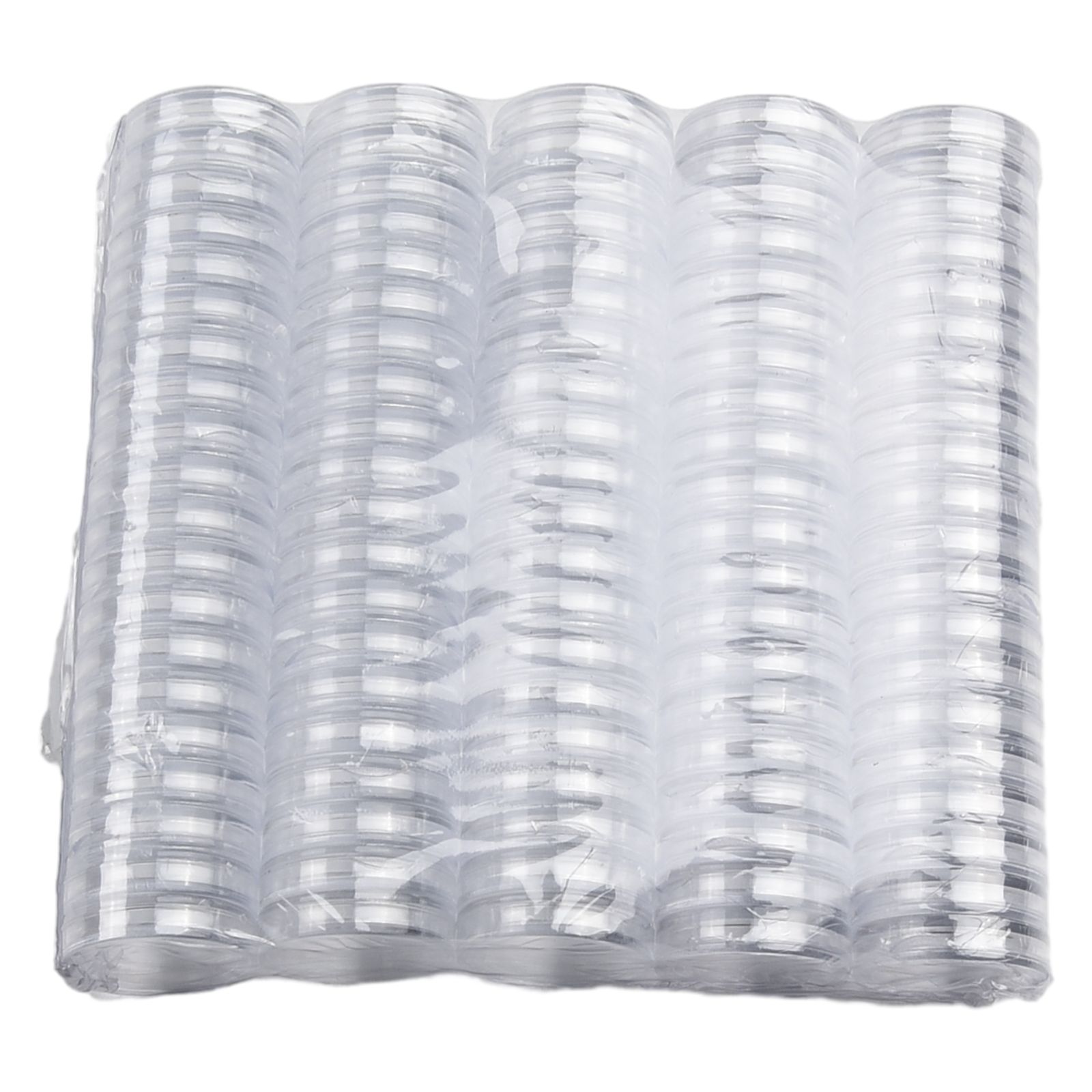 100pcs Transparent Plastic Sma - Collectors Coins Jewelry & Watches Of Smithtown 评论和价格