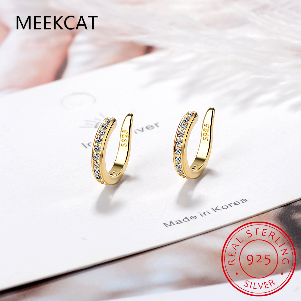 925 Sterling Silver Full Moiss - Ear Cuff No Piercing 评论和价格