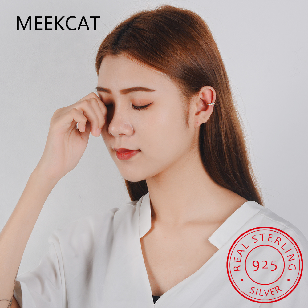 925 Sterling Silver Full Moiss - Ear Cuff No Piercing 评论和价格