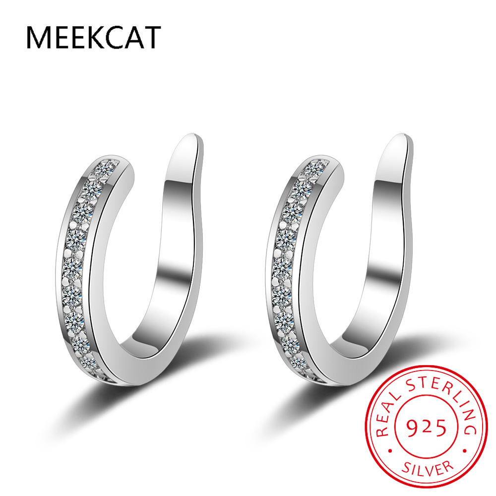 925 Sterling Silver Full Moiss - Ear Cuff No Piercing 评论和价格