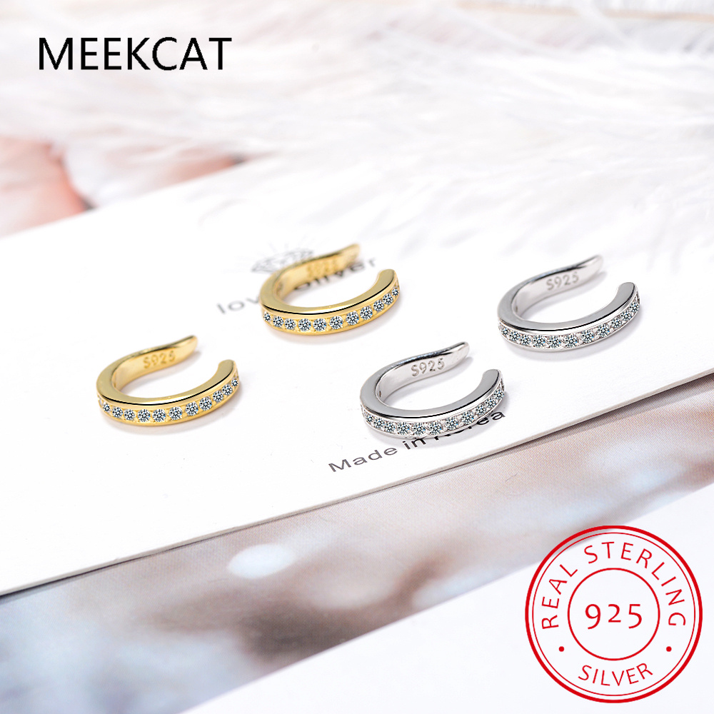 925 Sterling Silver Full Moiss - Ear Cuff No Piercing 评论和价格