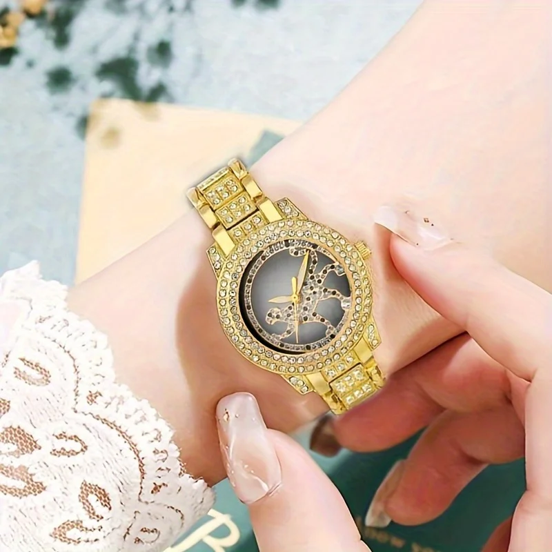 5pcs/set Women's Watch Cheetah - Luxury Gifts Jewelry & Watches Namfleg Mostar 评论和价格