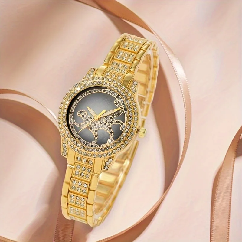 5pcs/set Women's Watch Cheetah - Luxury Gifts Jewelry & Watches Namfleg Mostar 评论和价格