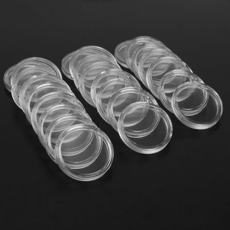 100 Clear Round Coin Holders 3 - Collectors Coins Jewelry & Watches Of Smithtown 评论和价格