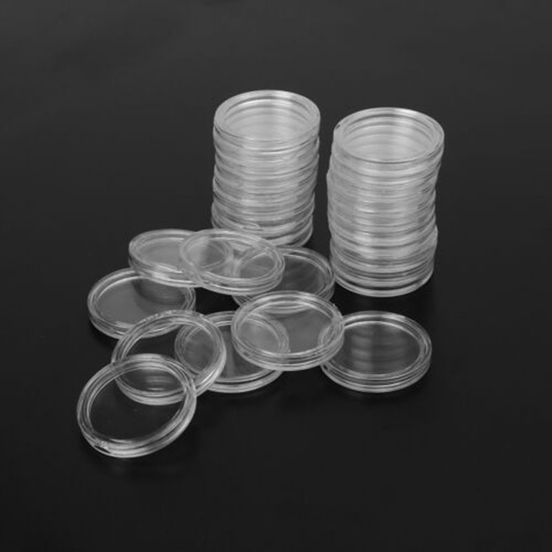 100 Clear Round Coin Holders 3 - Collectors Coins Jewelry & Watches Of Smithtown 评论和价格