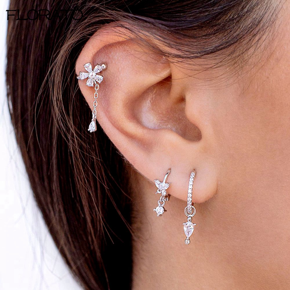 1PCS 18K Gold Earings Clip on  - Ear Cuff No Piercing 评论和价格