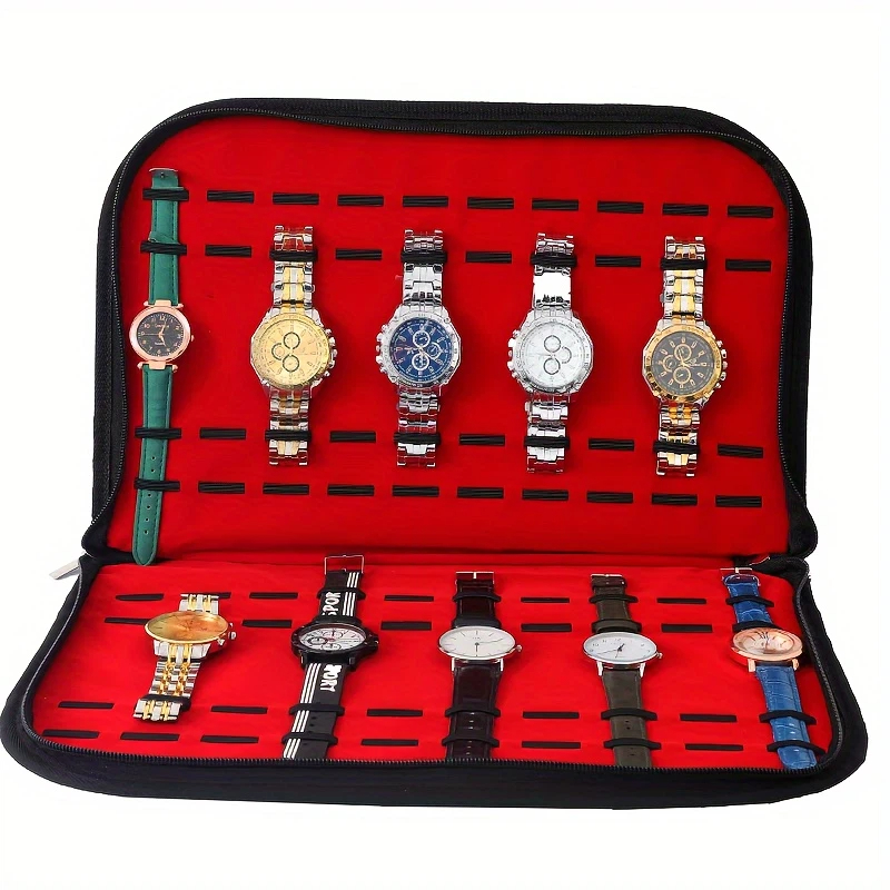 20 Slots Watch Storage Bag Con - Jewelry Box Organizer Watches 评论和价格