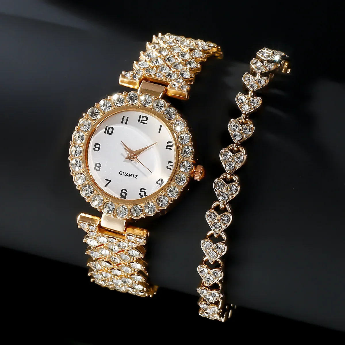 1pcs/2pcs Luxury Fashion Women - Jewelry Watches Women 评论和价格