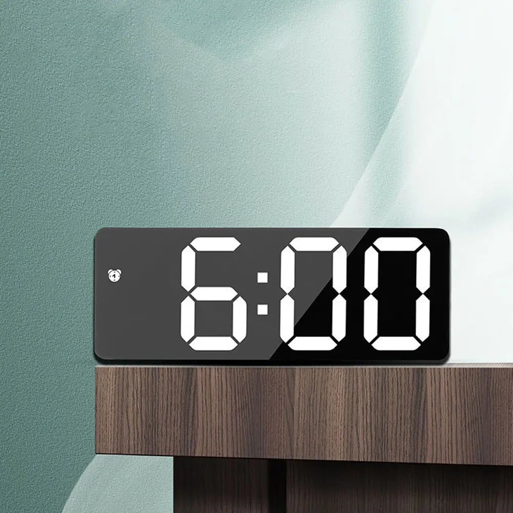 Acrylic Mirror Alarm Clock Ele - Moments Watches & Jewelry Burlington 评论和价格