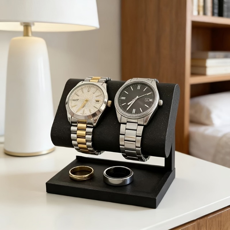 Dual Watch Jewelry Display Sta - Jewelry Box Organizer Watches 评论和价格