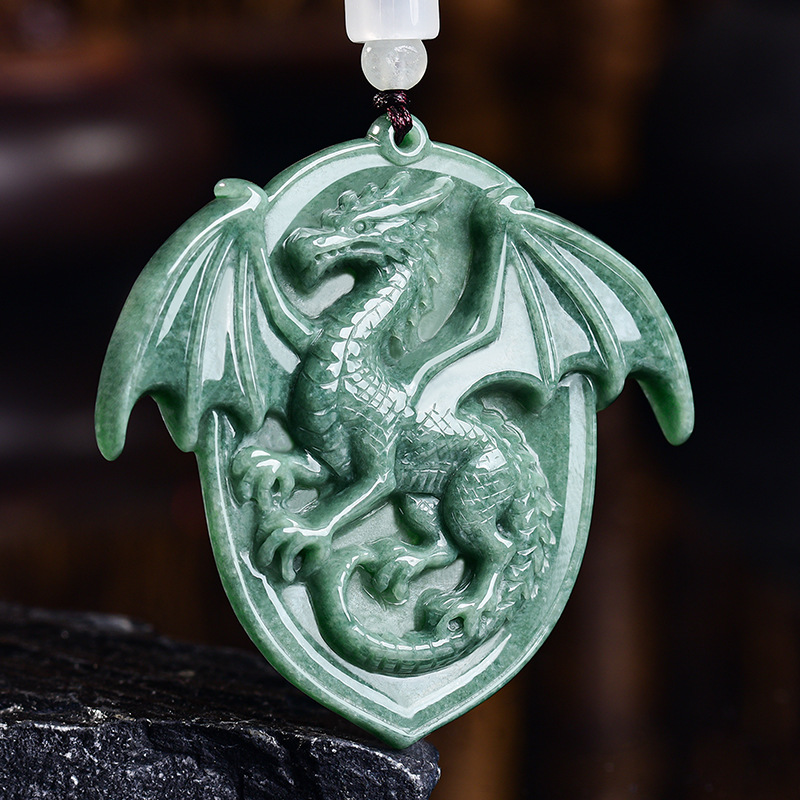 Natural Burmese Jadeite Dragon - Luxury Gifts Jewelry & Watches Namfleg Mostar 评论和价格