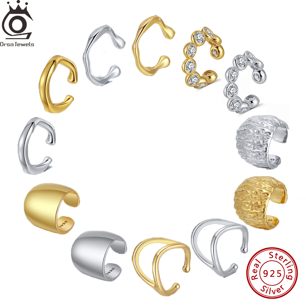 ORSA JEWELS Soild 925 Sterling - Ear Cuff No Piercing 评论和价格
