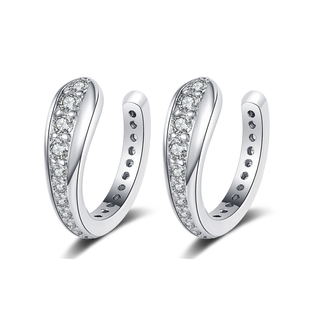 Real 925 Sterling Silver Lovel - Ear Cuff No Piercing 评论和价格