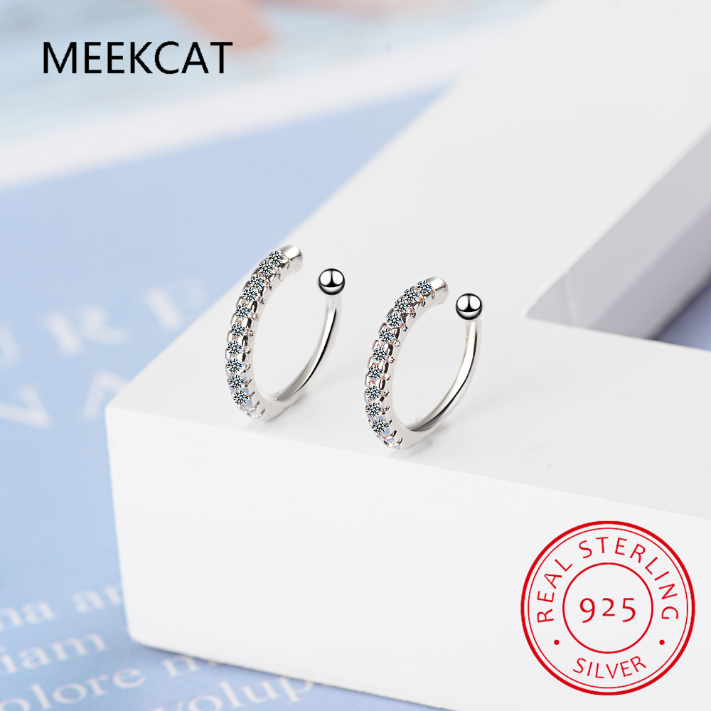 Real 925 Sterling Silver Lovel - Ear Cuff No Piercing 评论和价格